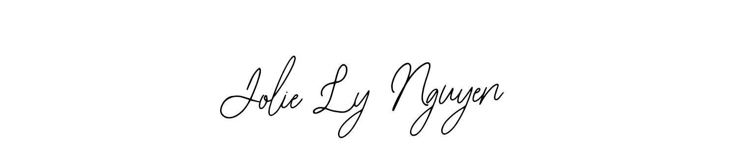 How to make Jolie Ly Nguyen signature? Bearetta-2O07w is a professional autograph style. Create handwritten signature for Jolie Ly Nguyen name. Jolie Ly Nguyen signature style 12 images and pictures png