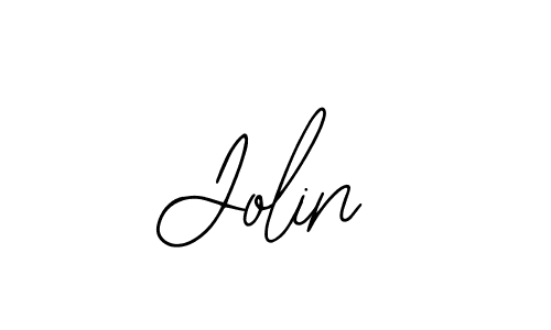 How to make Jolin name signature. Use Bearetta-2O07w style for creating short signs online. This is the latest handwritten sign. Jolin signature style 12 images and pictures png