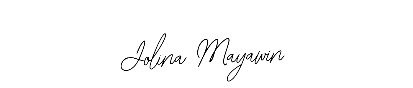Also You can easily find your signature by using the search form. We will create Jolina Mayawin name handwritten signature images for you free of cost using Bearetta-2O07w sign style. Jolina Mayawin signature style 12 images and pictures png