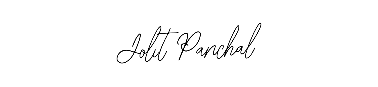 Also You can easily find your signature by using the search form. We will create Jolit Panchal name handwritten signature images for you free of cost using Bearetta-2O07w sign style. Jolit Panchal signature style 12 images and pictures png