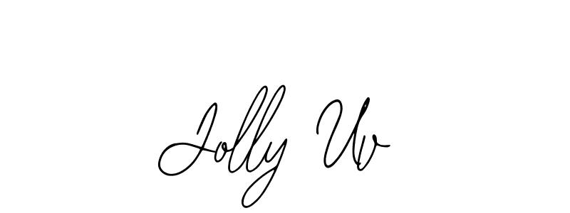 Design your own signature with our free online signature maker. With this signature software, you can create a handwritten (Bearetta-2O07w) signature for name Jolly Uv. Jolly Uv signature style 12 images and pictures png