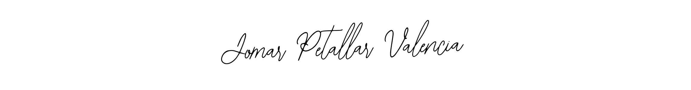 Make a beautiful signature design for name Jomar Petallar Valencia. With this signature (Bearetta-2O07w) style, you can create a handwritten signature for free. Jomar Petallar Valencia signature style 12 images and pictures png