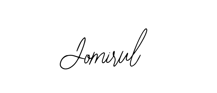 Use a signature maker to create a handwritten signature online. With this signature software, you can design (Bearetta-2O07w) your own signature for name Jomirul. Jomirul signature style 12 images and pictures png