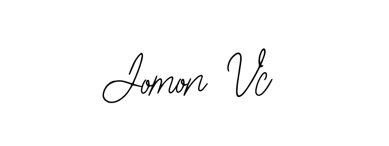 Make a beautiful signature design for name Jomon Vc. Use this online signature maker to create a handwritten signature for free. Jomon Vc signature style 12 images and pictures png