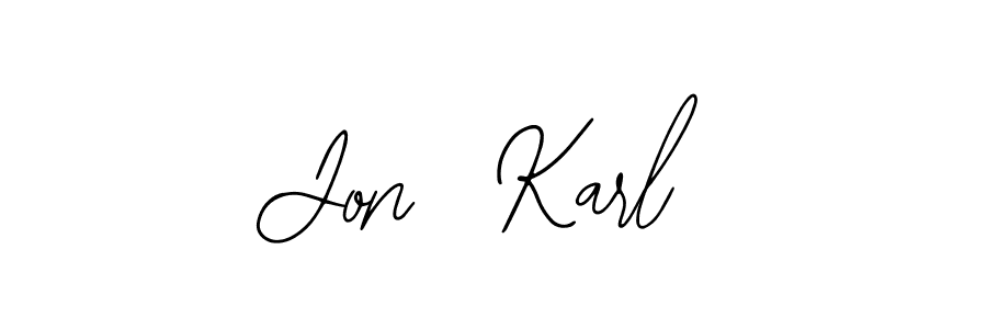 Jon  Karl stylish signature style. Best Handwritten Sign (Bearetta-2O07w) for my name. Handwritten Signature Collection Ideas for my name Jon  Karl. Jon  Karl signature style 12 images and pictures png