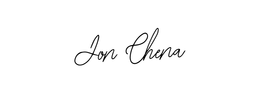 You should practise on your own different ways (Bearetta-2O07w) to write your name (Jon Chena) in signature. don't let someone else do it for you. Jon Chena signature style 12 images and pictures png