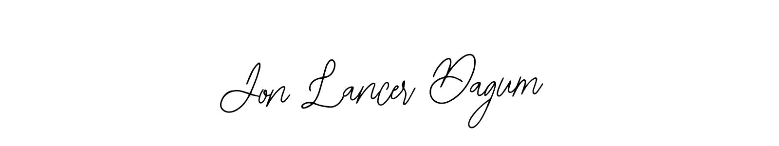 Design your own signature with our free online signature maker. With this signature software, you can create a handwritten (Bearetta-2O07w) signature for name Jon Lancer Dagum. Jon Lancer Dagum signature style 12 images and pictures png