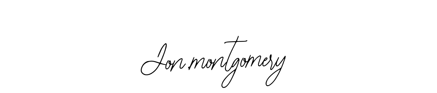 Use a signature maker to create a handwritten signature online. With this signature software, you can design (Bearetta-2O07w) your own signature for name Jon.montgomery. Jon.montgomery signature style 12 images and pictures png