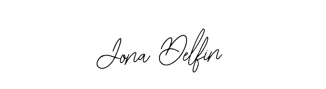 You should practise on your own different ways (Bearetta-2O07w) to write your name (Jona Delfin) in signature. don't let someone else do it for you. Jona Delfin signature style 12 images and pictures png