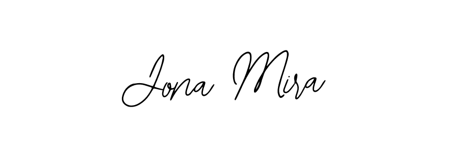 How to make Jona Mira signature? Bearetta-2O07w is a professional autograph style. Create handwritten signature for Jona Mira name. Jona Mira signature style 12 images and pictures png