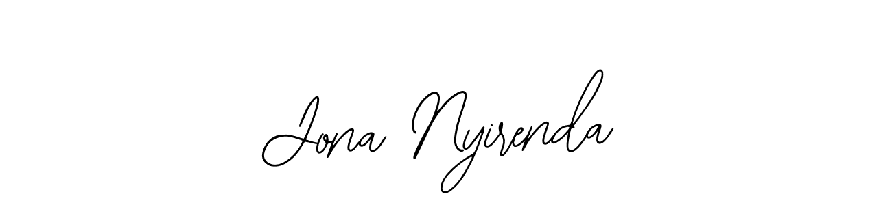 Make a beautiful signature design for name Jona Nyirenda. With this signature (Bearetta-2O07w) style, you can create a handwritten signature for free. Jona Nyirenda signature style 12 images and pictures png