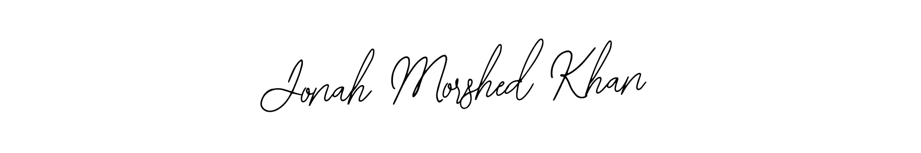 How to make Jonah Morshed Khan signature? Bearetta-2O07w is a professional autograph style. Create handwritten signature for Jonah Morshed Khan name. Jonah Morshed Khan signature style 12 images and pictures png