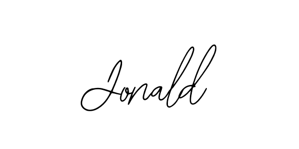 Jonald stylish signature style. Best Handwritten Sign (Bearetta-2O07w) for my name. Handwritten Signature Collection Ideas for my name Jonald. Jonald signature style 12 images and pictures png