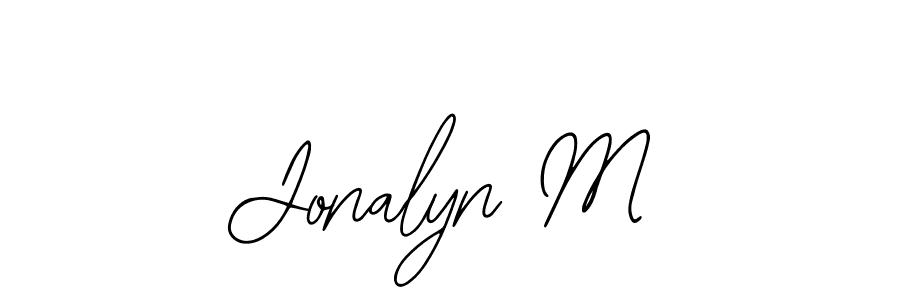 It looks lik you need a new signature style for name Jonalyn M. Design unique handwritten (Bearetta-2O07w) signature with our free signature maker in just a few clicks. Jonalyn M signature style 12 images and pictures png