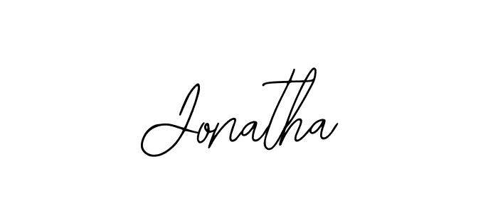 Make a beautiful signature design for name Jonatha. With this signature (Bearetta-2O07w) style, you can create a handwritten signature for free. Jonatha signature style 12 images and pictures png