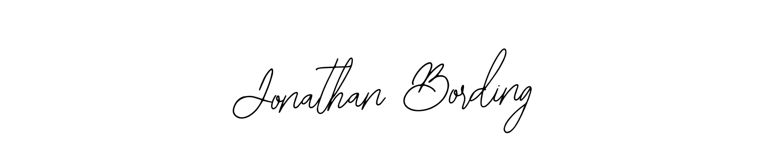 Make a beautiful signature design for name Jonathan Bording. Use this online signature maker to create a handwritten signature for free. Jonathan Bording signature style 12 images and pictures png