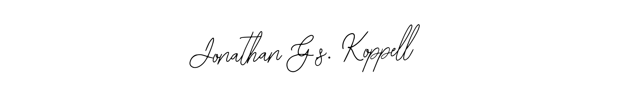 Make a beautiful signature design for name Jonathan G.s. Koppell. With this signature (Bearetta-2O07w) style, you can create a handwritten signature for free. Jonathan G.s. Koppell signature style 12 images and pictures png