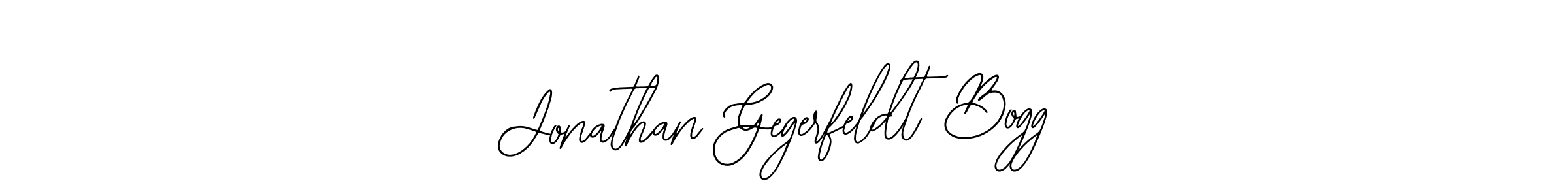 The best way (Bearetta-2O07w) to make a short signature is to pick only two or three words in your name. The name Jonathan Gegerfeldt Bogg include a total of six letters. For converting this name. Jonathan Gegerfeldt Bogg signature style 12 images and pictures png