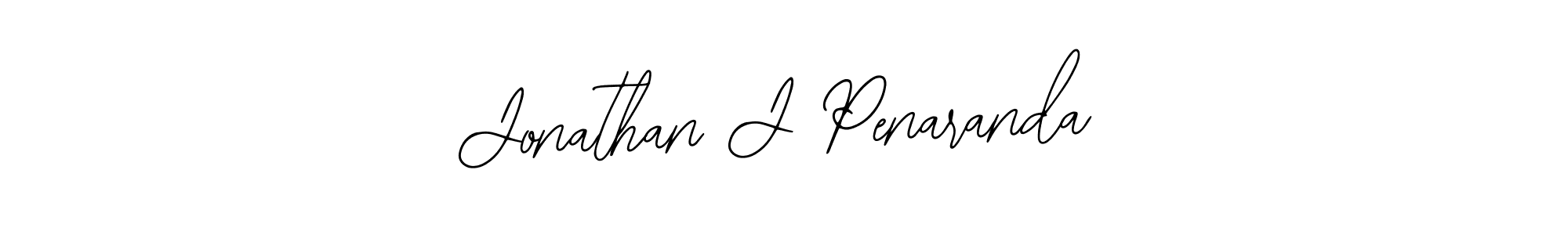 The best way (Bearetta-2O07w) to make a short signature is to pick only two or three words in your name. The name Jonathan J Penaranda include a total of six letters. For converting this name. Jonathan J Penaranda signature style 12 images and pictures png