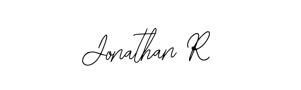 Use a signature maker to create a handwritten signature online. With this signature software, you can design (Bearetta-2O07w) your own signature for name Jonathan R. Jonathan R signature style 12 images and pictures png