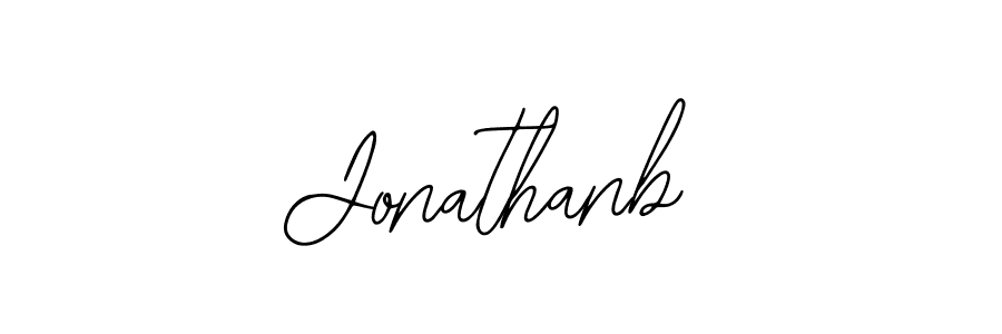 How to make Jonathanb name signature. Use Bearetta-2O07w style for creating short signs online. This is the latest handwritten sign. Jonathanb signature style 12 images and pictures png