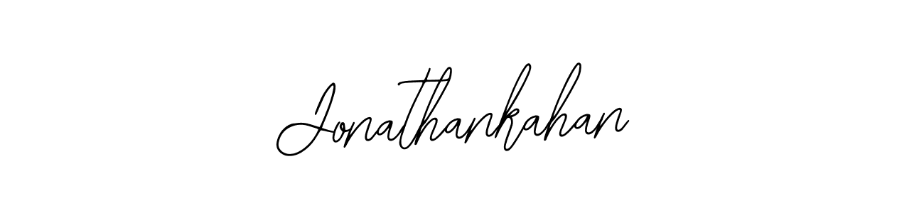 You should practise on your own different ways (Bearetta-2O07w) to write your name (Jonathankahan) in signature. don't let someone else do it for you. Jonathankahan signature style 12 images and pictures png