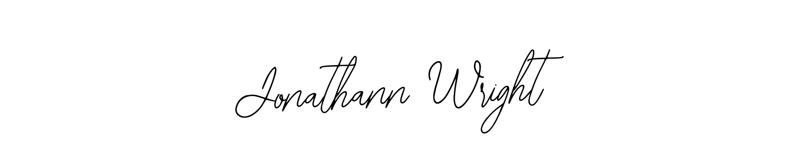 Use a signature maker to create a handwritten signature online. With this signature software, you can design (Bearetta-2O07w) your own signature for name Jonathann Wright. Jonathann Wright signature style 12 images and pictures png