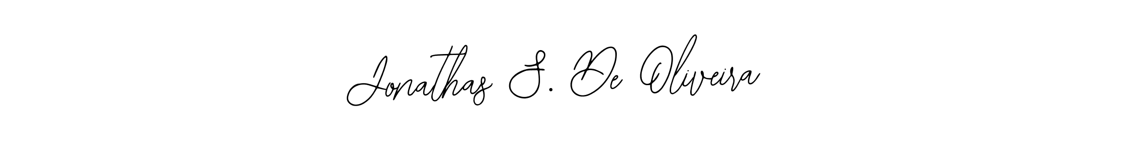 Similarly Bearetta-2O07w is the best handwritten signature design. Signature creator online .You can use it as an online autograph creator for name Jonathas S. De Oliveira. Jonathas S. De Oliveira signature style 12 images and pictures png