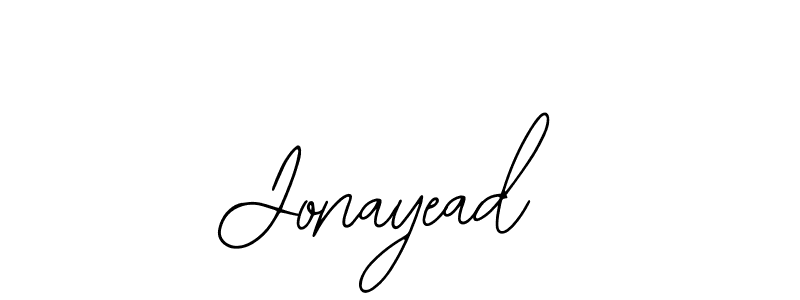 Design your own signature with our free online signature maker. With this signature software, you can create a handwritten (Bearetta-2O07w) signature for name Jonayead. Jonayead signature style 12 images and pictures png