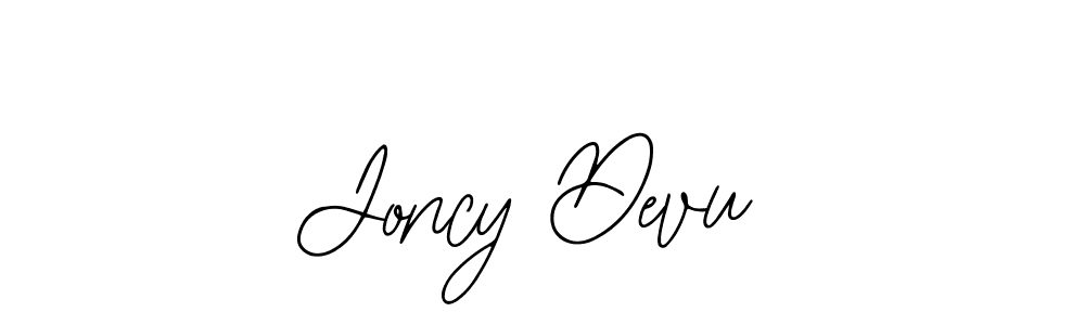 Also You can easily find your signature by using the search form. We will create Joncy Devu name handwritten signature images for you free of cost using Bearetta-2O07w sign style. Joncy Devu signature style 12 images and pictures png