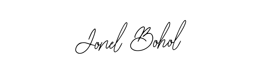 Bearetta-2O07w is a professional signature style that is perfect for those who want to add a touch of class to their signature. It is also a great choice for those who want to make their signature more unique. Get Jonel Bohol name to fancy signature for free. Jonel Bohol signature style 12 images and pictures png