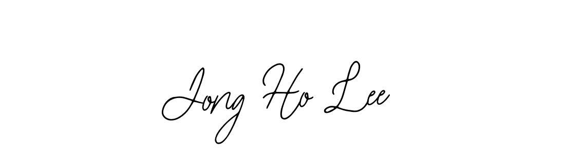 Use a signature maker to create a handwritten signature online. With this signature software, you can design (Bearetta-2O07w) your own signature for name Jong Ho Lee. Jong Ho Lee signature style 12 images and pictures png