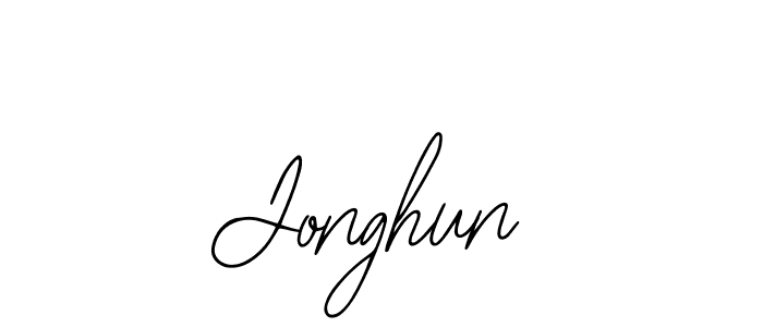 Make a beautiful signature design for name Jonghun. Use this online signature maker to create a handwritten signature for free. Jonghun signature style 12 images and pictures png