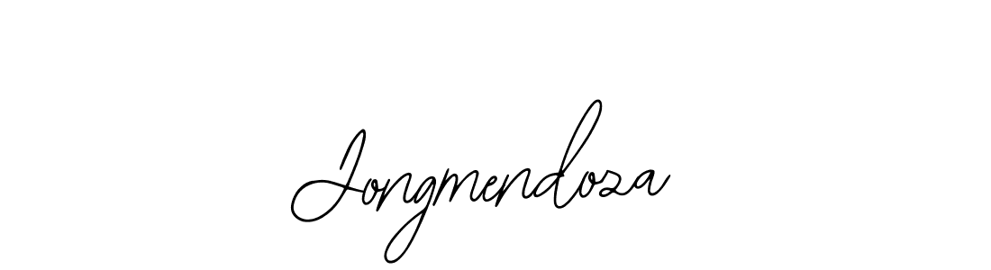 Use a signature maker to create a handwritten signature online. With this signature software, you can design (Bearetta-2O07w) your own signature for name Jongmendoza. Jongmendoza signature style 12 images and pictures png