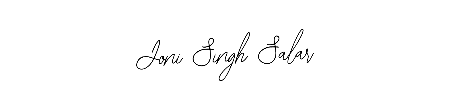 Joni Singh Salar stylish signature style. Best Handwritten Sign (Bearetta-2O07w) for my name. Handwritten Signature Collection Ideas for my name Joni Singh Salar. Joni Singh Salar signature style 12 images and pictures png