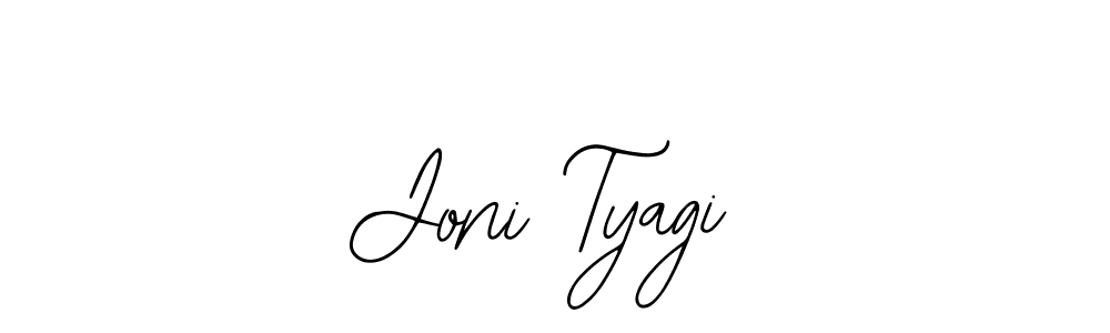 How to make Joni Tyagi signature? Bearetta-2O07w is a professional autograph style. Create handwritten signature for Joni Tyagi name. Joni Tyagi signature style 12 images and pictures png