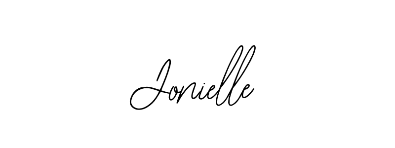 How to make Jonielle name signature. Use Bearetta-2O07w style for creating short signs online. This is the latest handwritten sign. Jonielle signature style 12 images and pictures png