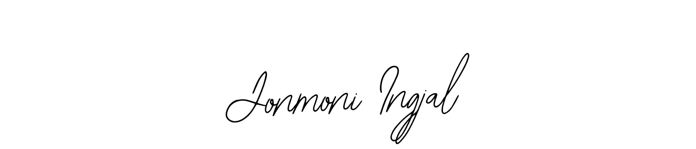 Design your own signature with our free online signature maker. With this signature software, you can create a handwritten (Bearetta-2O07w) signature for name Jonmoni Ingjal. Jonmoni Ingjal signature style 12 images and pictures png