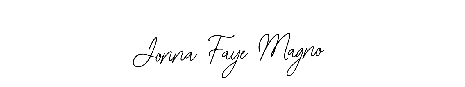 if you are searching for the best signature style for your name Jonna Faye Magno. so please give up your signature search. here we have designed multiple signature styles  using Bearetta-2O07w. Jonna Faye Magno signature style 12 images and pictures png