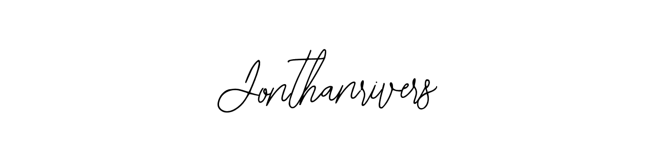 Use a signature maker to create a handwritten signature online. With this signature software, you can design (Bearetta-2O07w) your own signature for name Jonthanrivers. Jonthanrivers signature style 12 images and pictures png