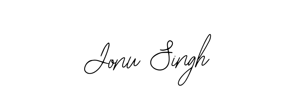 Make a beautiful signature design for name Jonu Singh. With this signature (Bearetta-2O07w) style, you can create a handwritten signature for free. Jonu Singh signature style 12 images and pictures png