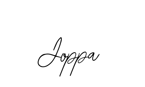 Use a signature maker to create a handwritten signature online. With this signature software, you can design (Bearetta-2O07w) your own signature for name Joppa. Joppa signature style 12 images and pictures png