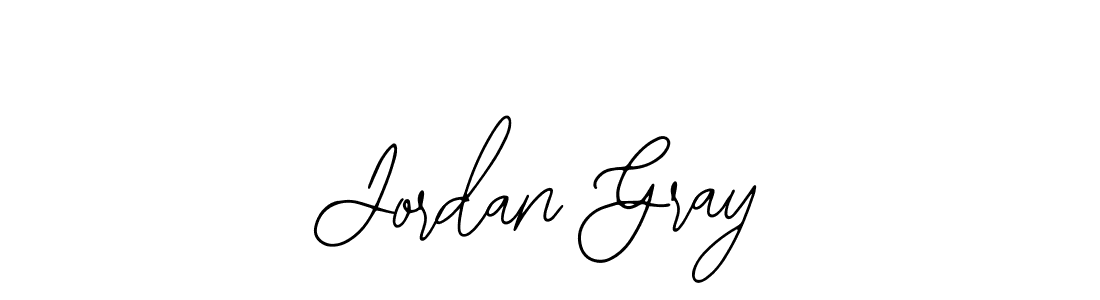 Use a signature maker to create a handwritten signature online. With this signature software, you can design (Bearetta-2O07w) your own signature for name Jordan Gray. Jordan Gray signature style 12 images and pictures png