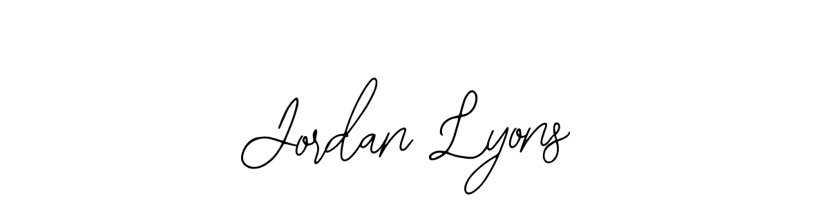 The best way (Bearetta-2O07w) to make a short signature is to pick only two or three words in your name. The name Jordan Lyons include a total of six letters. For converting this name. Jordan Lyons signature style 12 images and pictures png