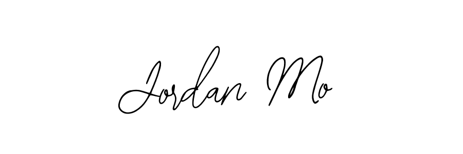 Use a signature maker to create a handwritten signature online. With this signature software, you can design (Bearetta-2O07w) your own signature for name Jordan Mo. Jordan Mo signature style 12 images and pictures png