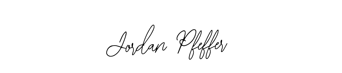 You should practise on your own different ways (Bearetta-2O07w) to write your name (Jordan Pfeffer) in signature. don't let someone else do it for you. Jordan Pfeffer signature style 12 images and pictures png