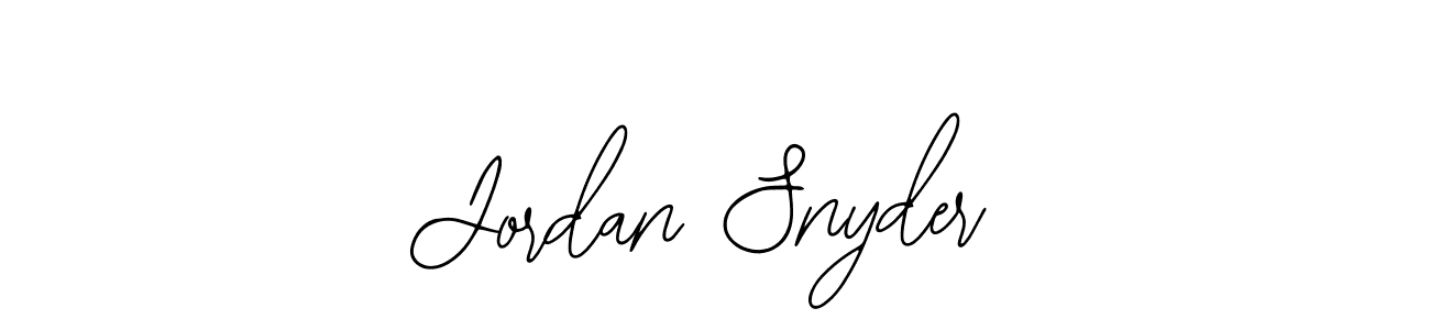 The best way (Bearetta-2O07w) to make a short signature is to pick only two or three words in your name. The name Jordan Snyder include a total of six letters. For converting this name. Jordan Snyder signature style 12 images and pictures png