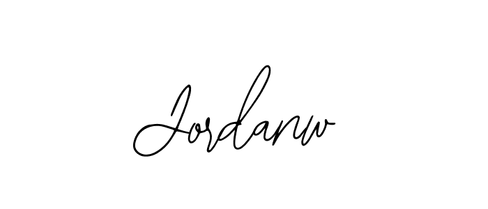 The best way (Bearetta-2O07w) to make a short signature is to pick only two or three words in your name. The name Jordanw include a total of six letters. For converting this name. Jordanw signature style 12 images and pictures png