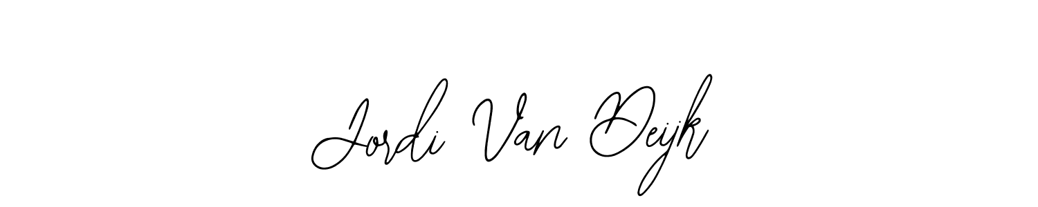 Similarly Bearetta-2O07w is the best handwritten signature design. Signature creator online .You can use it as an online autograph creator for name Jordi Van Deijk. Jordi Van Deijk signature style 12 images and pictures png