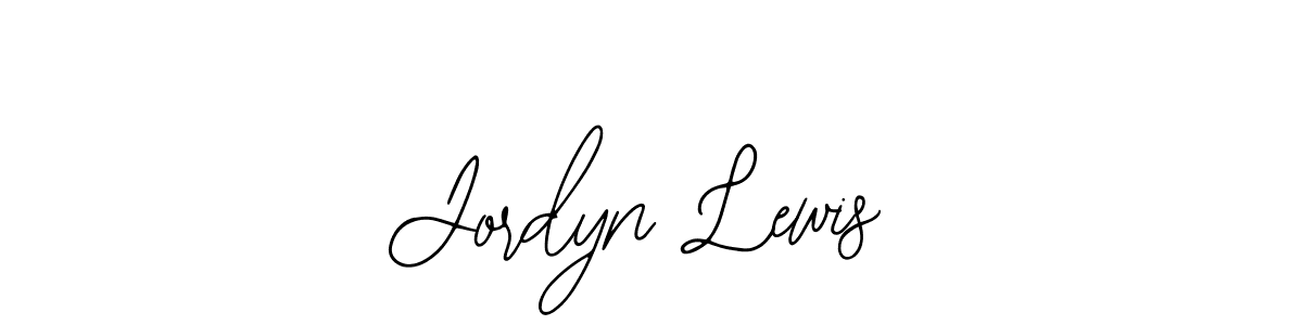 Use a signature maker to create a handwritten signature online. With this signature software, you can design (Bearetta-2O07w) your own signature for name Jordyn Lewis. Jordyn Lewis signature style 12 images and pictures png